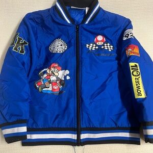 Kids Blue Mario Kart Jacket